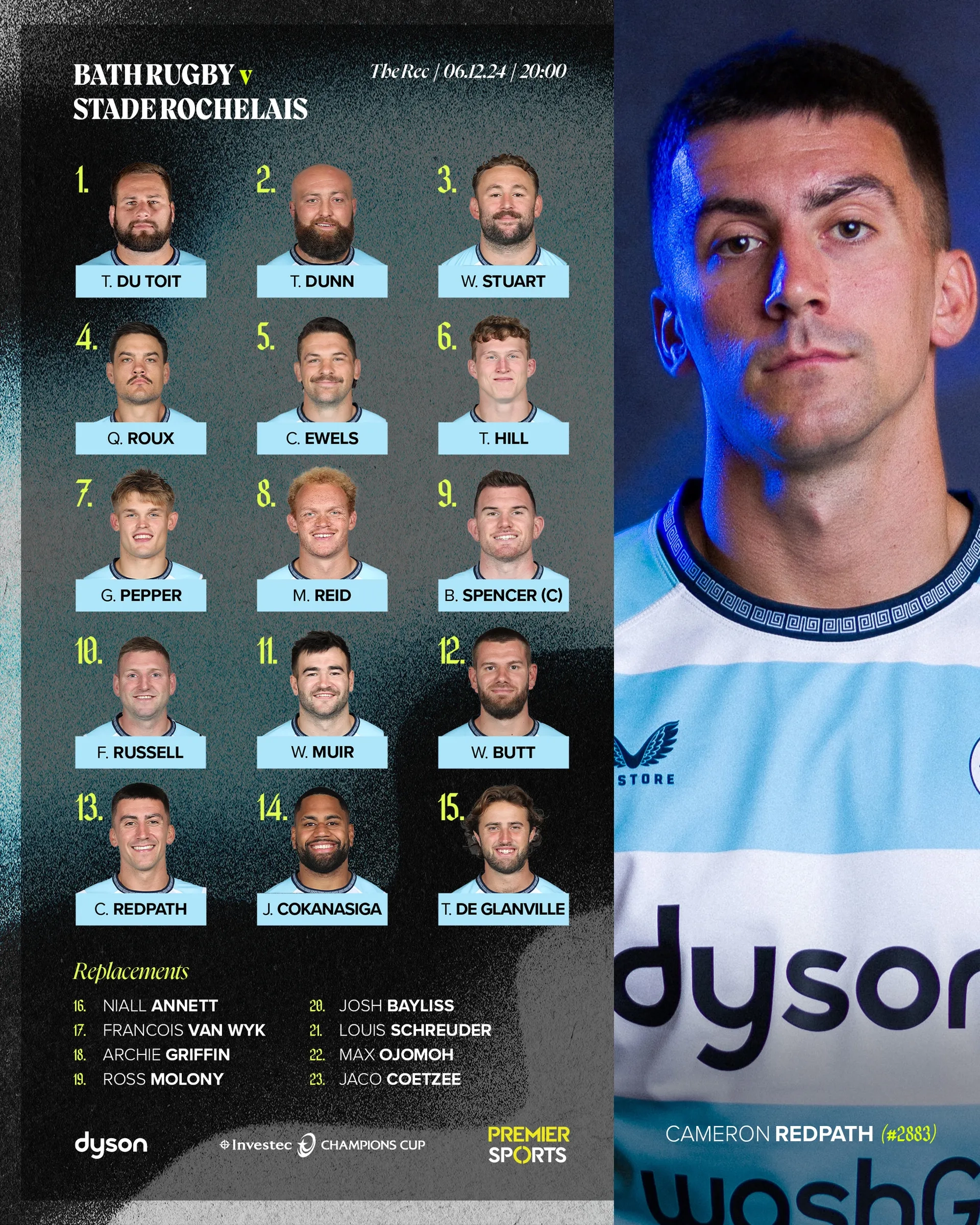 Bath La Rochelle : La composition du Stade Rochelais !