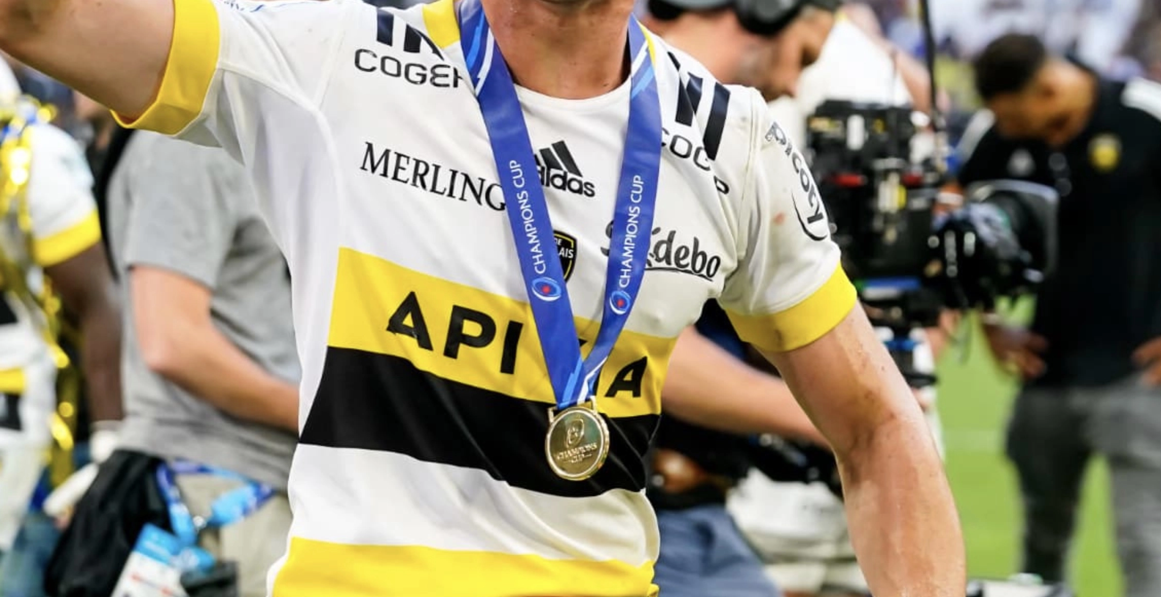 L'excitation de Matthias Haddad-Victor avec le Stade Rochelais