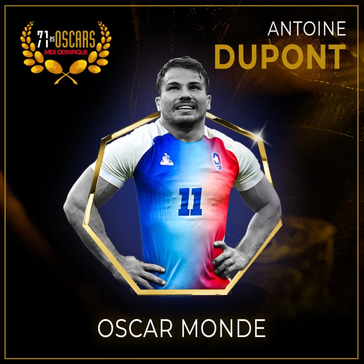 Oscars Midol le Stade Toulousain à l'honneur, Antoine Dupont partage son plaisir