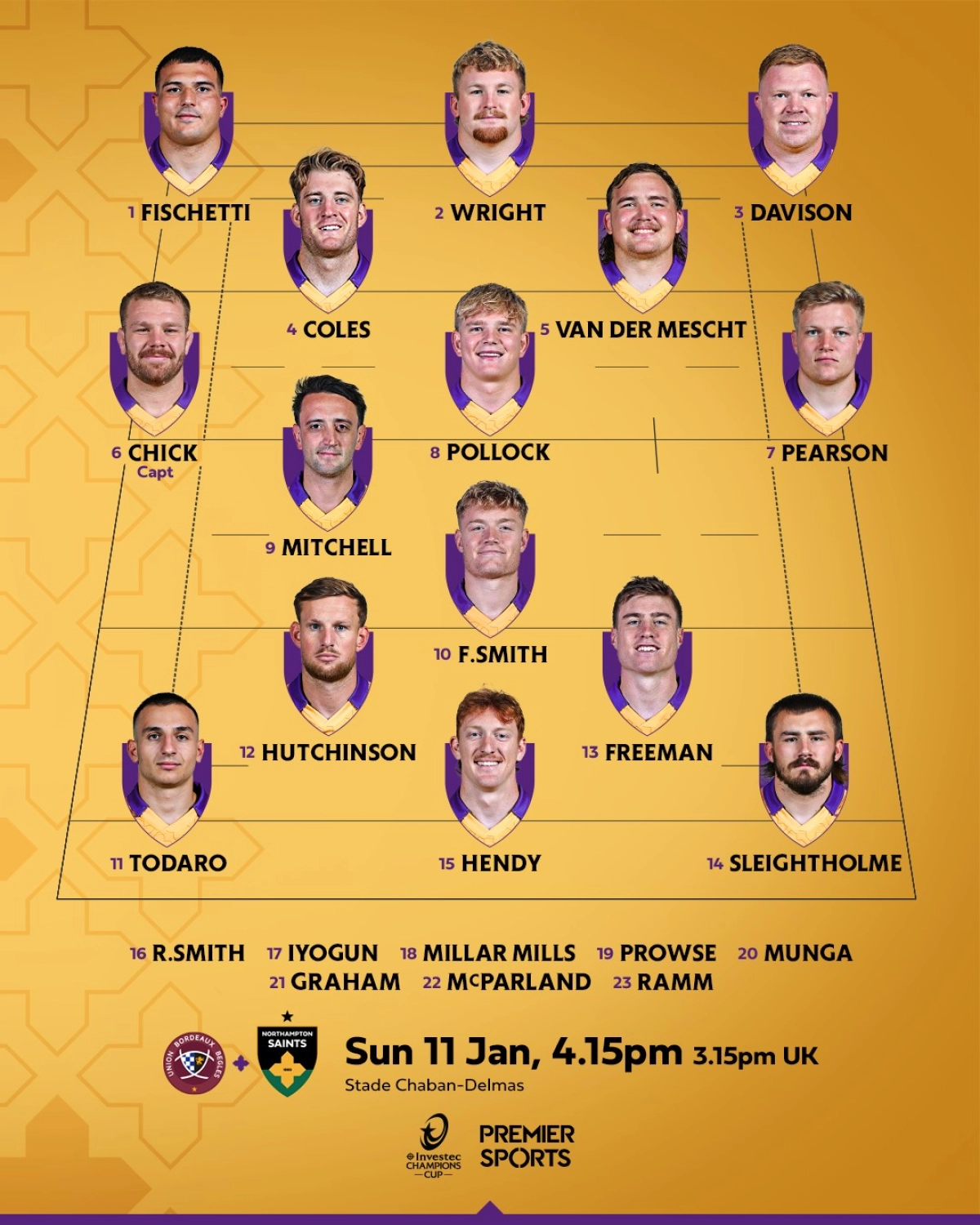 Saracens Toulouse : La compo officielle du Stade Toulousain révélée pour le choc de dimanche en Champions Cup