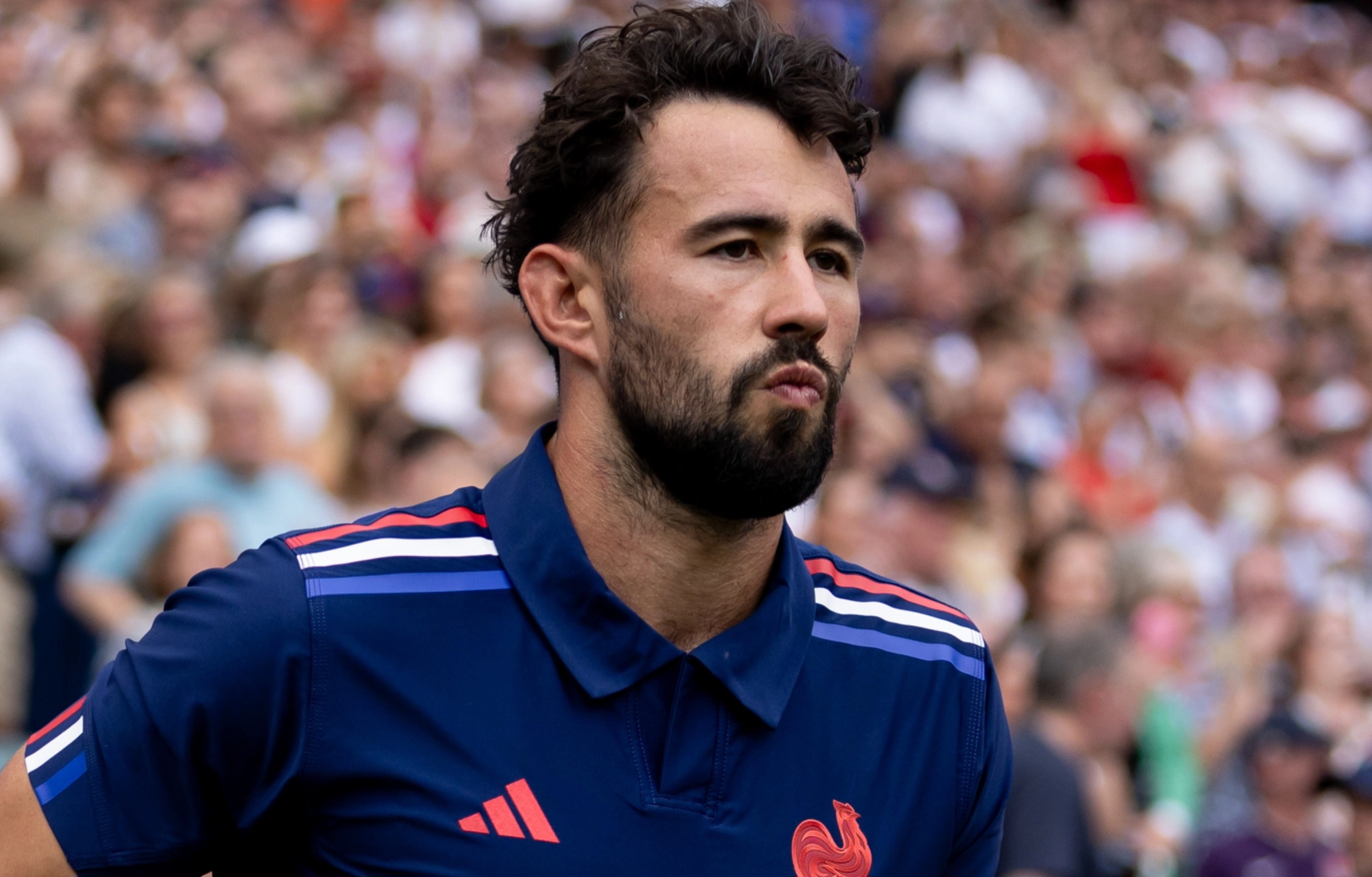 Stade Rochelais : Antoine Hastoy victime d'un terrible plaquage avec les Bleus face à l'Angleterre
