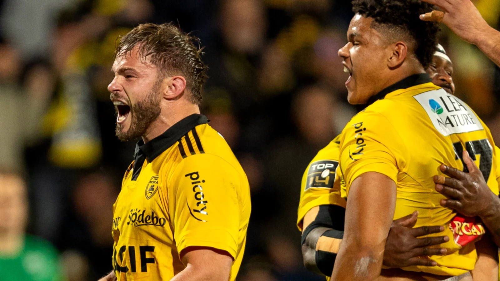 Stade Rochelais : On s'est envoyé comme des chiens, les réactions à chaud d'Alldritt, O'Gara, Jégou et Favre après la très belle victoire sur le Stade Toulousain (38-10)