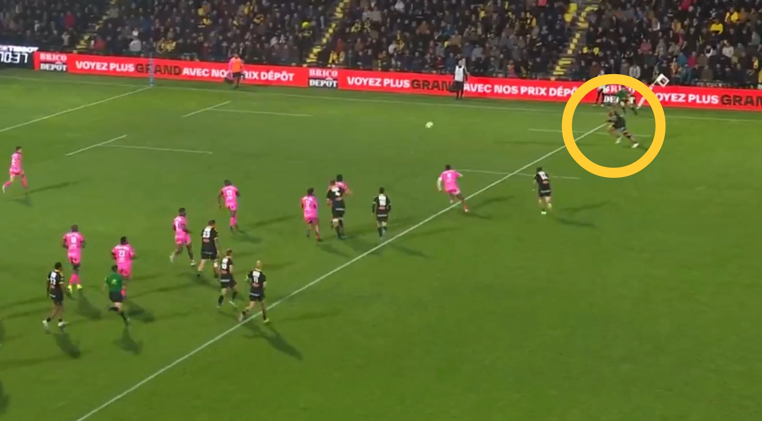Stade Rochelais Stade Français : Le superbe essai de Will Skelton seul à l'aile ! (Vidéo)