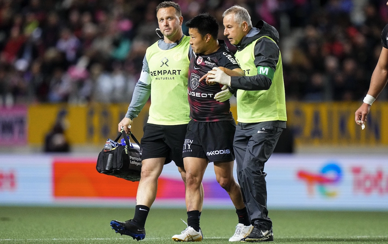 Stade Toulousain : Forte inquiétude pour Naoto Saito, les premières informations sur sa blessure