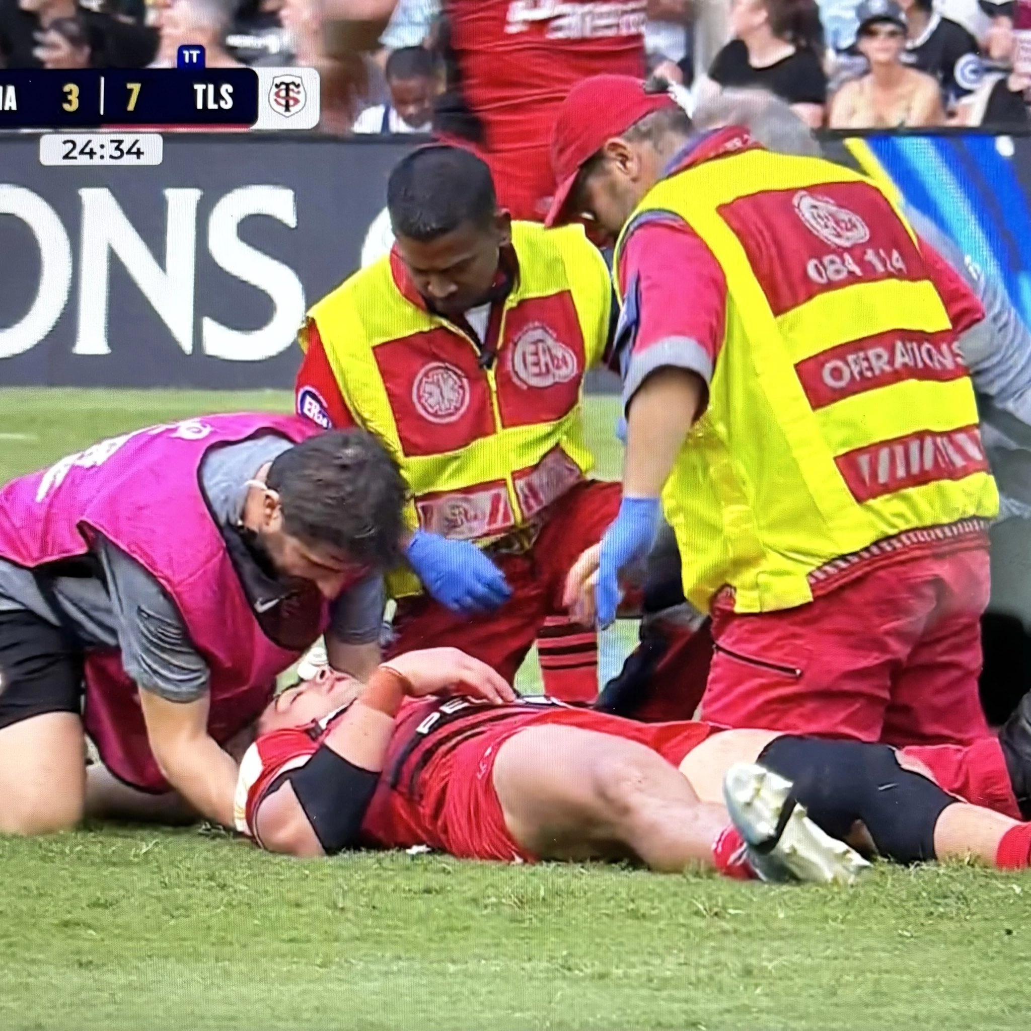 Stade Toulousain : Ugo Mola donne des nouvelles de Santiago Chocobares après son impressionnant KO