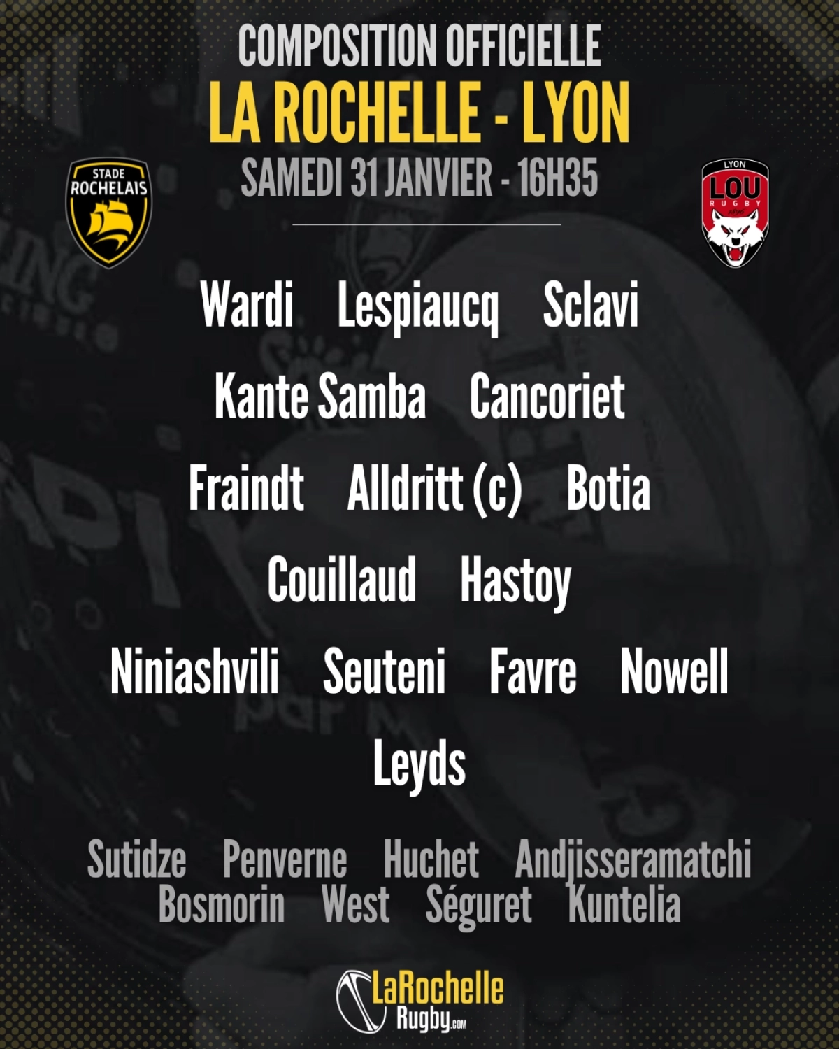 Toulouse - Bayonne : La compo officielle du Stade Toulousain dévoilée pour le match de samedi en Top 14
