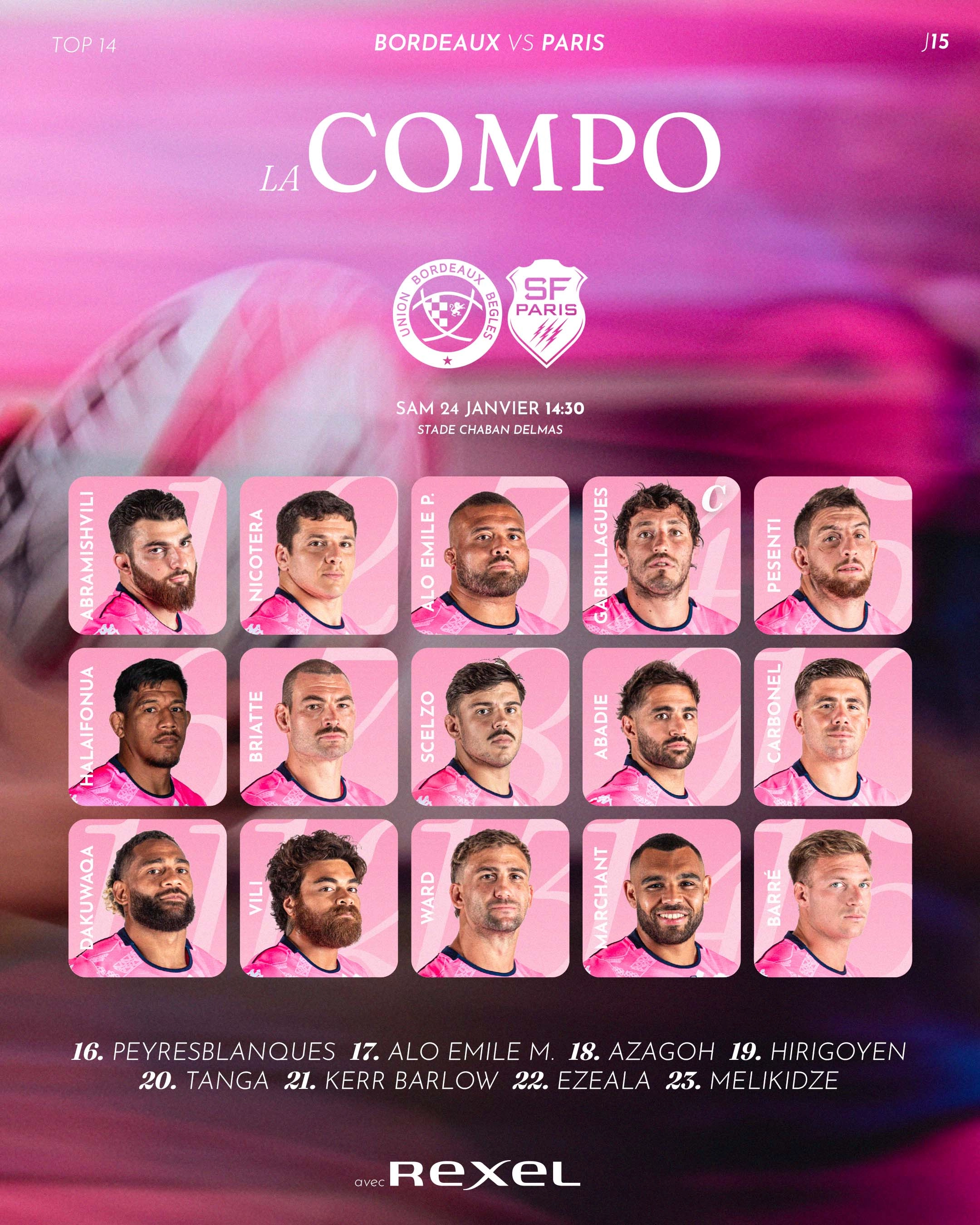 Toulouse - Pau : La compo officielle du Stade Toulousain révélée pour le match de samedi