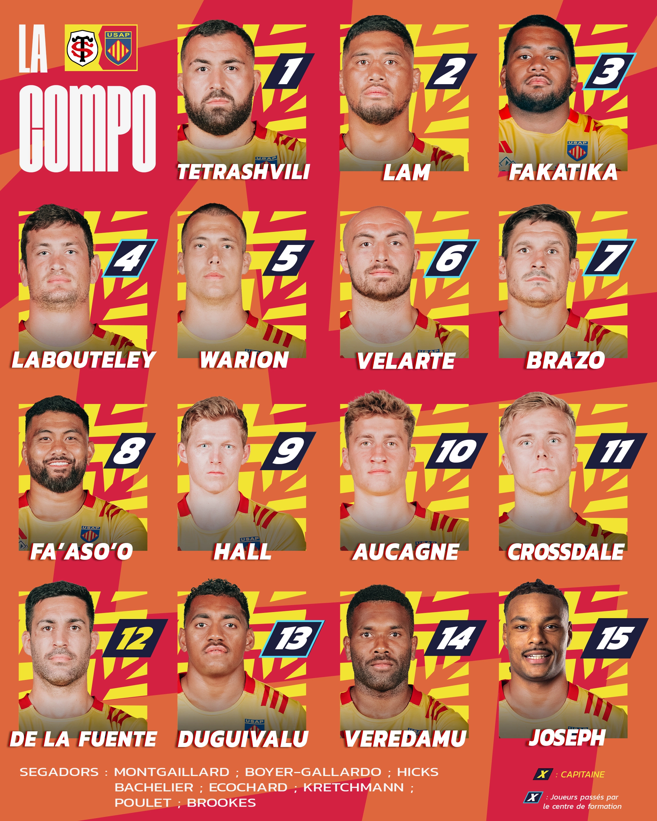 Toulouse Perpignan : Les compositions ont été dévoilées !