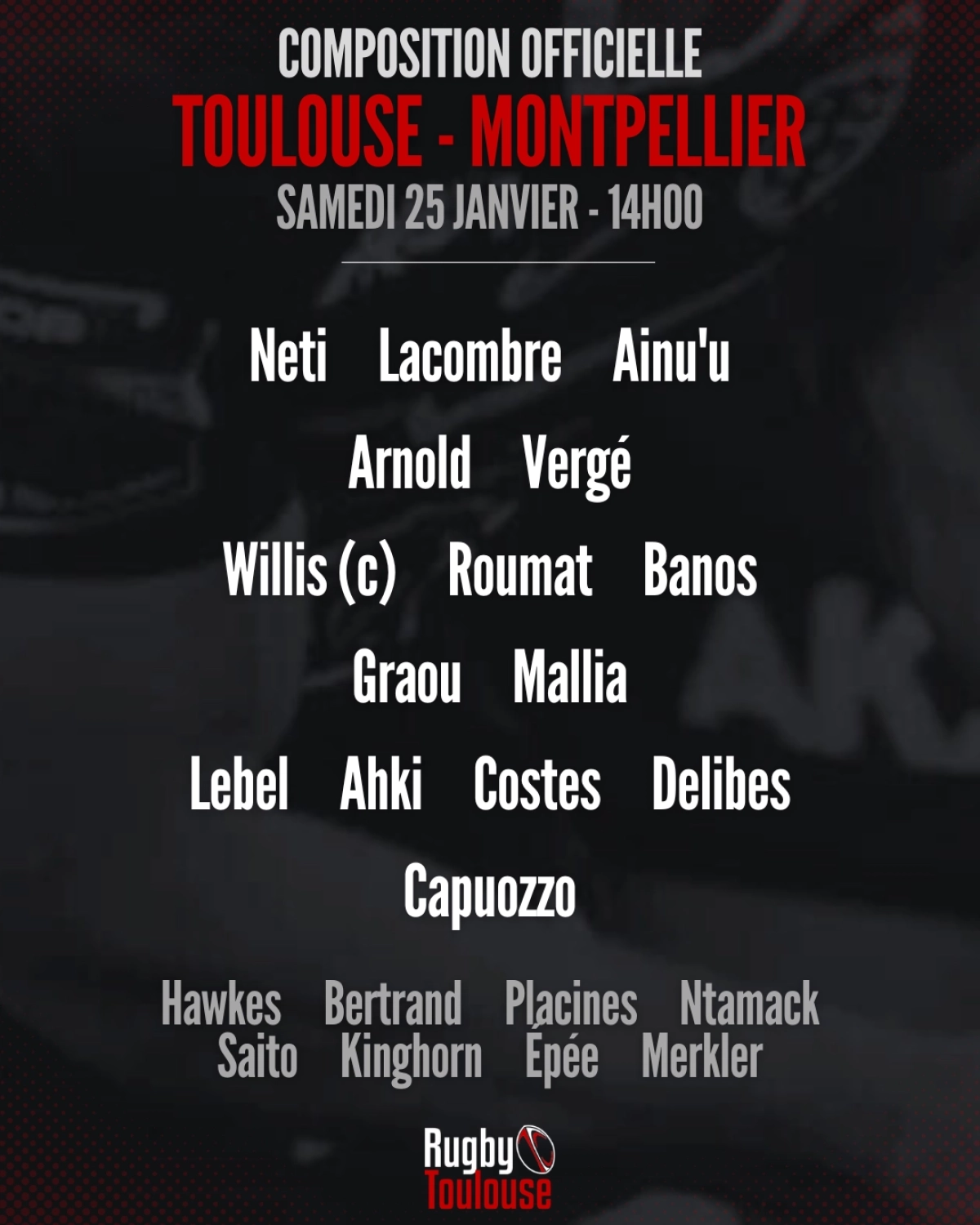 Toulouse vs Montpellier : Découvrez les compositions des deux équipes !