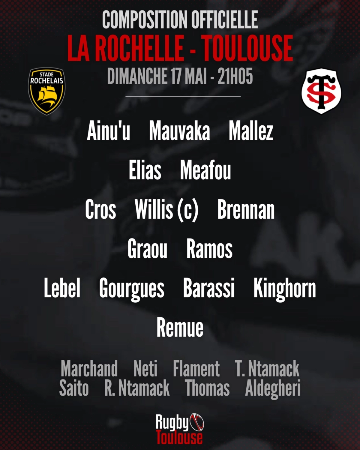 UBB - Perpignan : La compo officielle de l'Union Bordeaux-Bègles dévoilée pour le match de samedi en Top 14