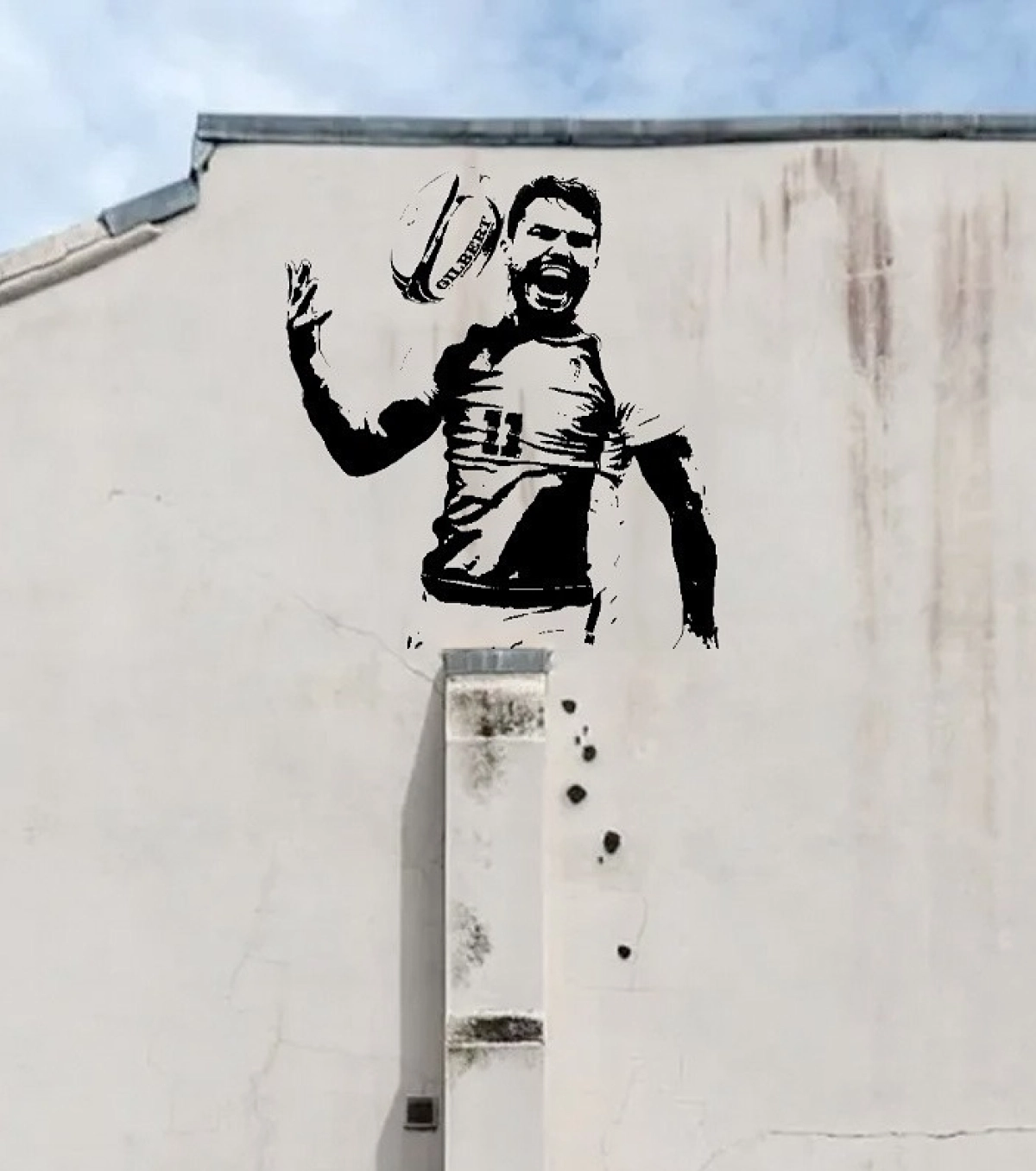 Une œuvre de Banksy en hommage à Antoine Dupont ?