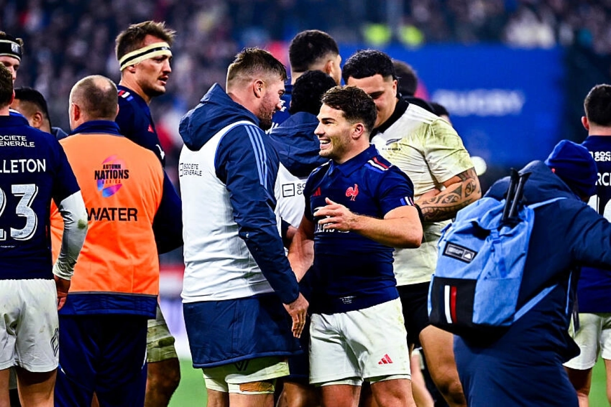 Voilà ce que retient Antoine Dupont après la victoire de la France sur les All Blacks