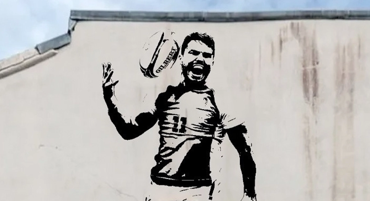 Une œuvre de Banksy en hommage à Antoine Dupont ?